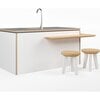 Macedon Breakfast Bar – Modern Play Island with Stools Included - Play Kitchens - 5 - thumbnail