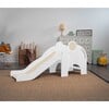 Avenlur Nima | Wooden Elephant Slide, White - Activity Gyms - 4 - thumbnail