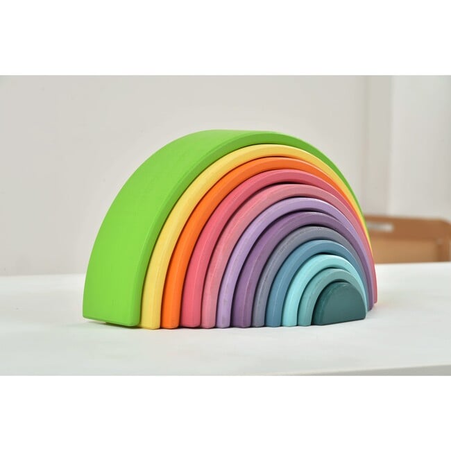 Avenlur Wooden Rainbow Stacker Blocks