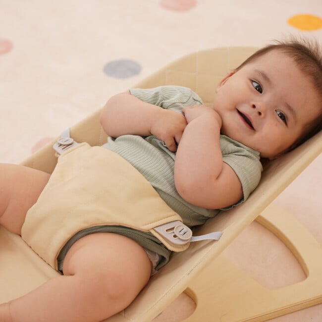 Avenlur Fir | Baby Bouncer | Foldable - Brown/Cream - Bouncers - 4
