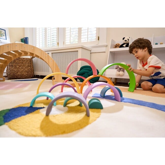 Avenlur Wooden Rainbow Stacker Blocks - Blocks - 6