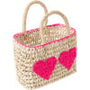 Heart Tote Bag, Pink - Bags - 1 - thumbnail