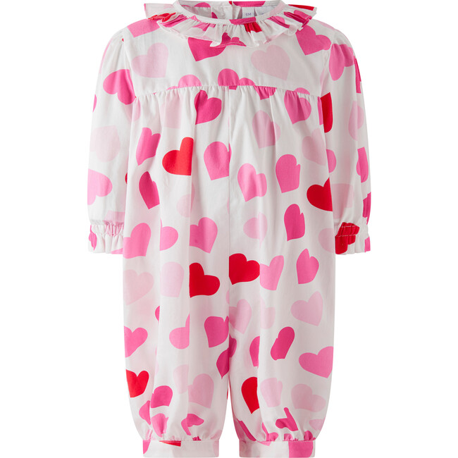 Scatter Heart Babysuit, Pink