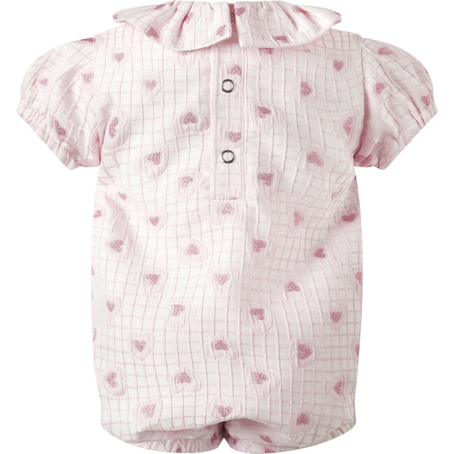 Heart Check Damask Bubble, Pink