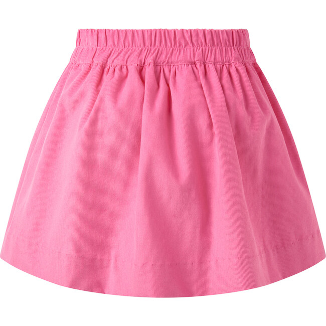Heart Pocket Babycord Skirt, Pink