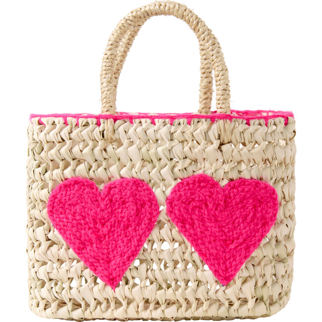 Heart Tote Bag, Pink