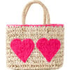 Heart Tote Bag, Pink - Bags - 2 - thumbnail