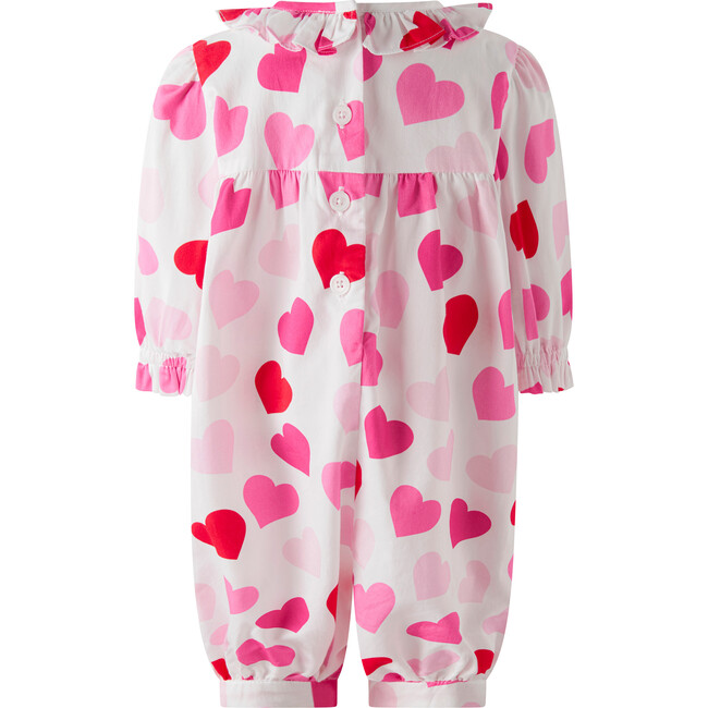 Scatter Heart Babysuit, Pink