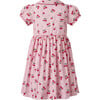 Gingham Cherry Button Front Dress, Pink - Dresses - 2 - thumbnail