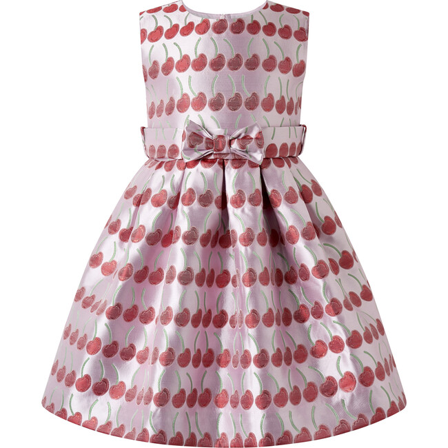 Cherry Damask Dress, Pink