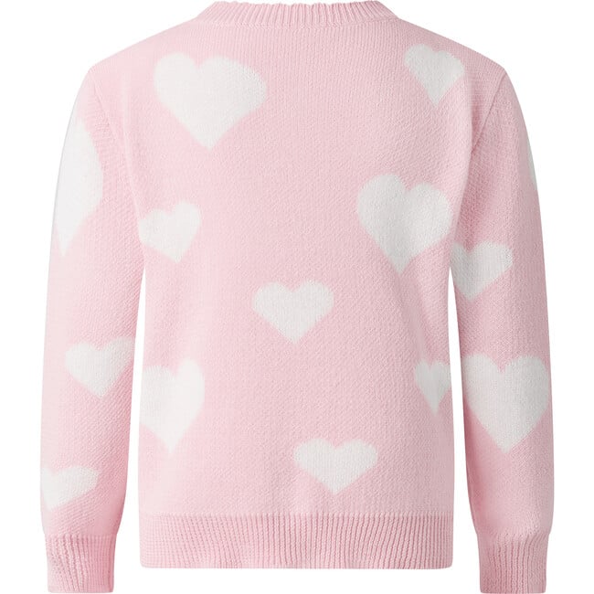 Heart Knit Cardigan & Leggings Set, Pink - Mixed Apparel Set - 5