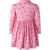 Baby Floral Heart Jersey Dress, Pink - Dresses - 2