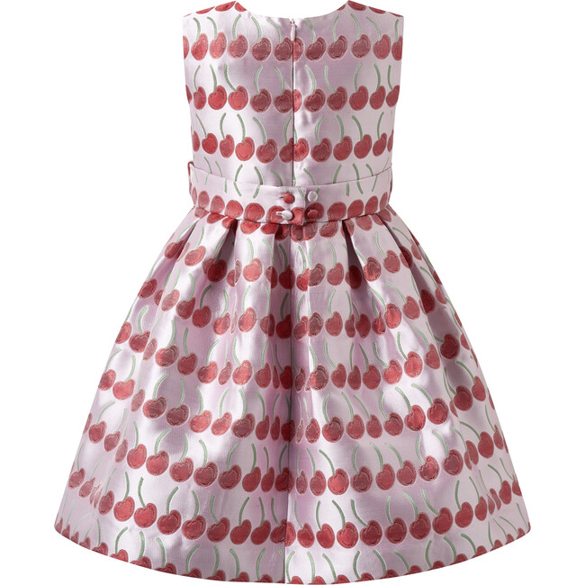 Cherry Damask Dress, Pink
