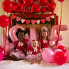Heart Tulle Tutu Dress & Headband, Red - Dresses - 4 - thumbnail