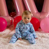 Bear Babygro, Blue - Onesies - 3 - thumbnail