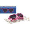 Original Hearts: Smoke Lens, Paparazzi Pink - Sunglasses - 3