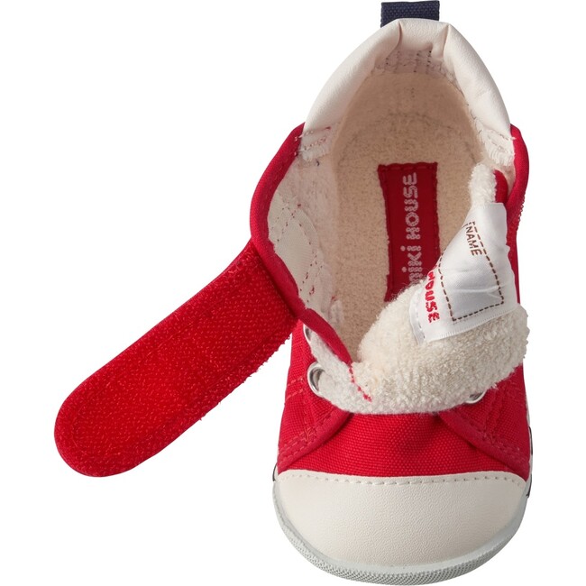 Classic High-Top First Walker Shoes, Red - Sneakers - 7