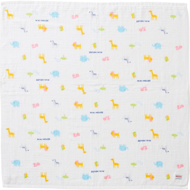 Zoo Animal Bath Towel, Multi