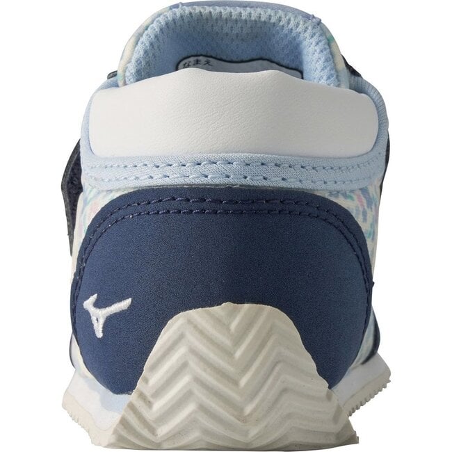 Miki House & Mizuno Second Shoes, Navy Floral - Sneakers - 2