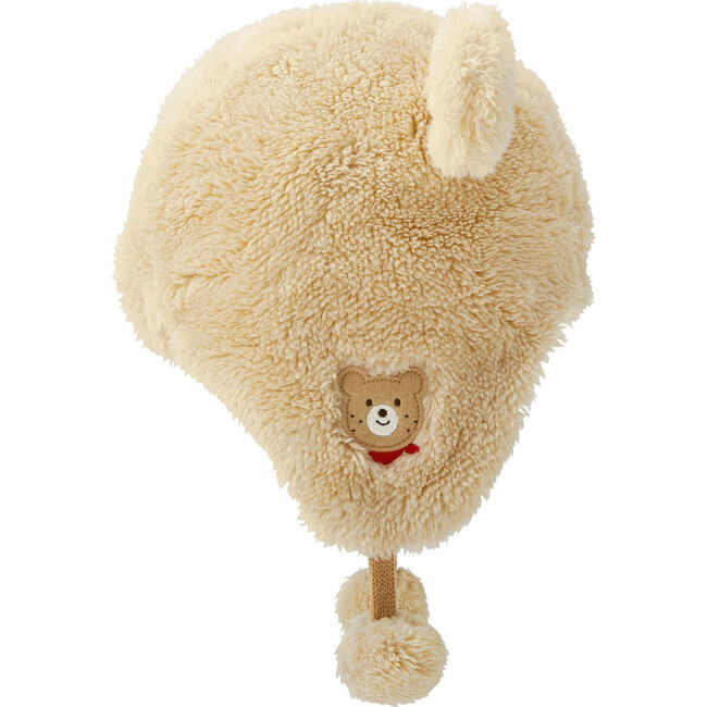 Marshmallow Bear Hat, Beige - Hats - 4