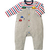 Car Coveralls, Grey - Overalls - 1 - thumbnail