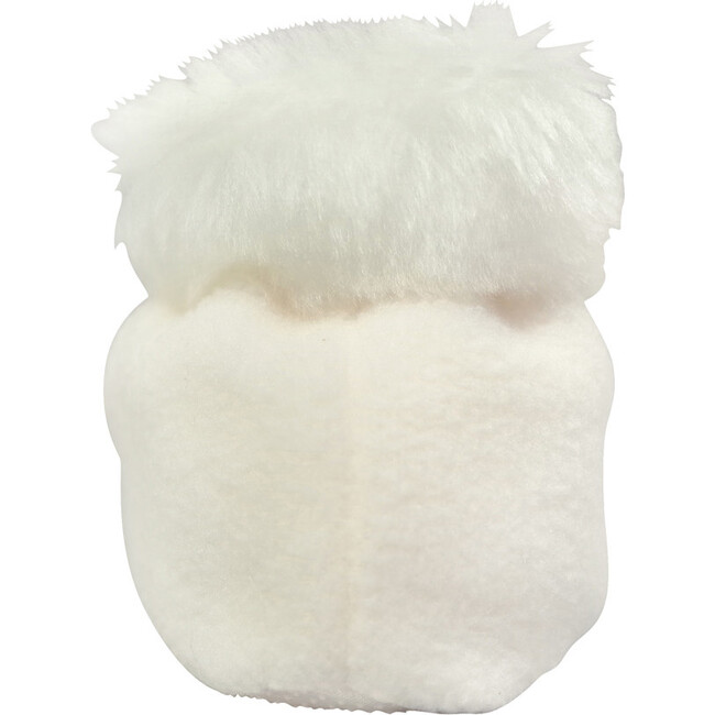 Smooth Fleece Booties, White - Booties - 2