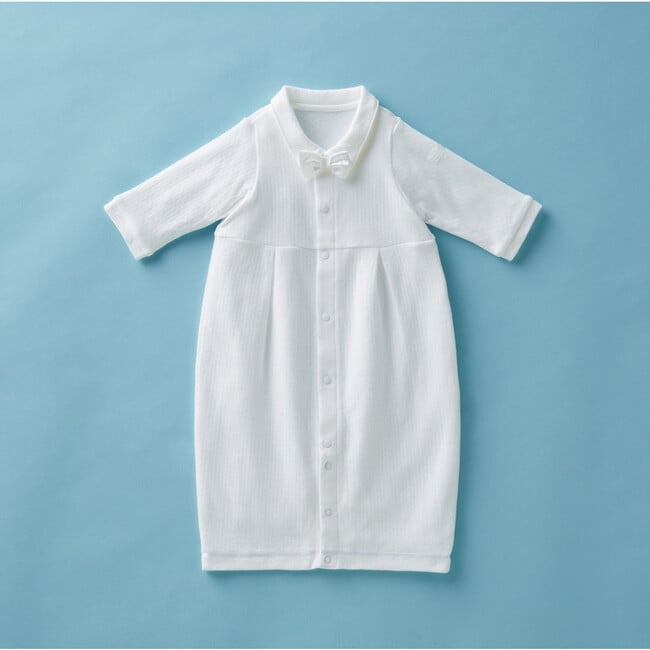 3 Piece Ceremony Tuxedo Style Playsuit, White - Mixed Apparel Set - 4