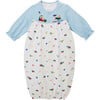 2 Way Coveralls, Blue - Onesies - 1 - thumbnail