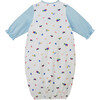 2 Way Coveralls, Blue - Onesies - 2 - thumbnail