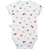 Short-Sleeve Onesie Bodysuit, Blue - Onesies - 2