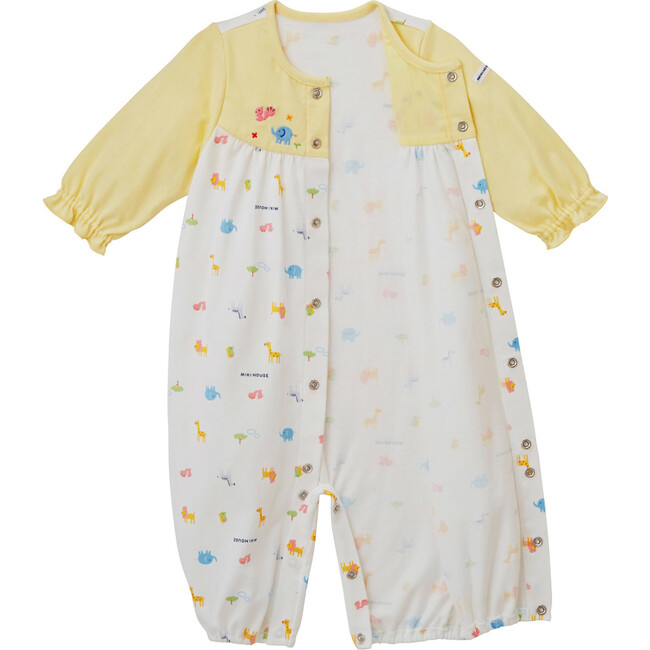 2 Way Coveralls, Yellow - Onesies - 4