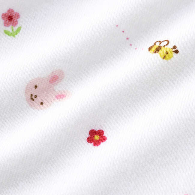 Short-Sleeve Onesie Bodysuit, Pink - Onesies - 3