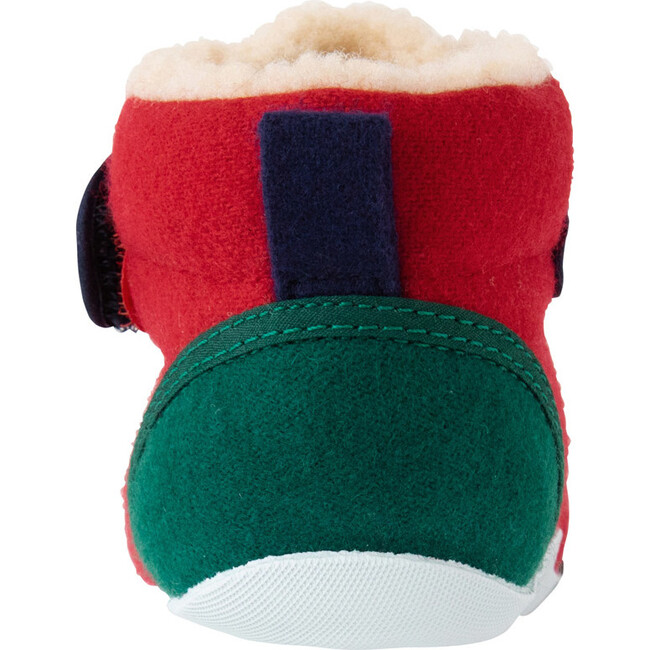 Sherpa-Lined High Top First Walker Shoes, Multi