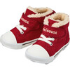 Sherpa-Lined High Top Second Shoes, Red - Sneakers - 1 - thumbnail