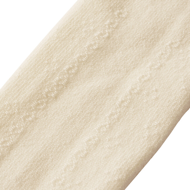 Lovely Three Ribbon Tights, Ivory - Tights - 5
