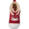 Sherpa-Lined High Top Second Shoes, Red - Sneakers - 3