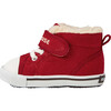 Sherpa-Lined High Top Second Shoes, Red - Sneakers - 4