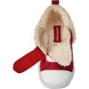 Sherpa-Lined High Top Second Shoes, Red - Sneakers - 7