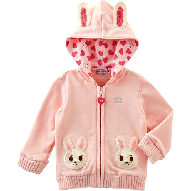 Usako Bunny Hoodie, Pink