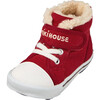 Sherpa-Lined High Top Second Shoes, Red - Sneakers - 8