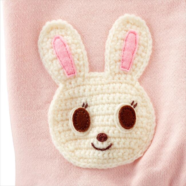 Usako Bunny Hoodie, Pink - Parkas - 3