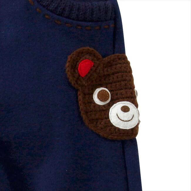 Bear Sweatpants, Navy - Pants - 4