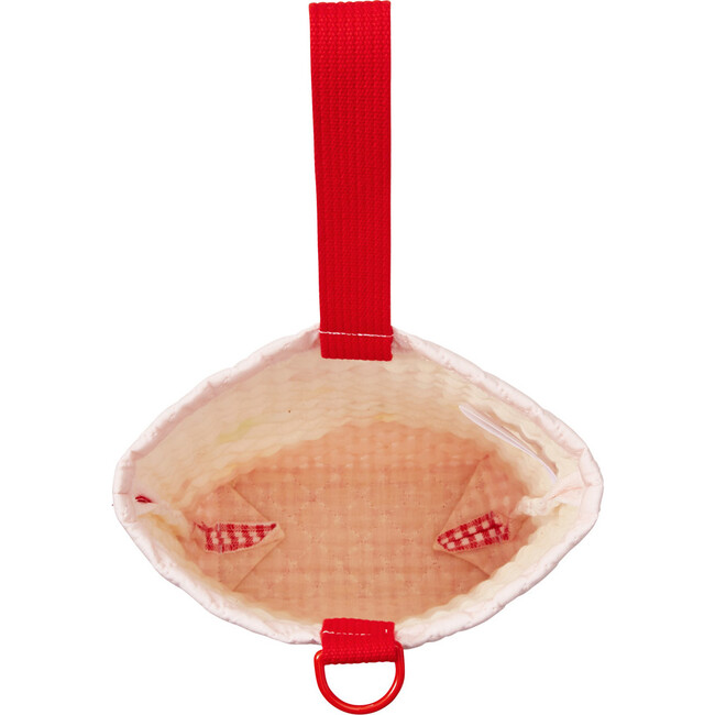 Bunny Single Strap Quilted Tote, Pink - Bags - 5