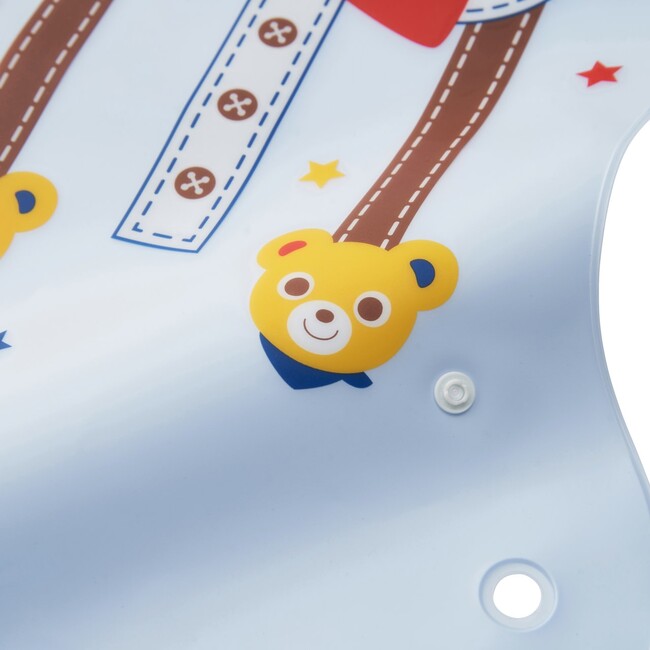 Mealtime Convertible Bib, SAX Blue - Bibs - 3