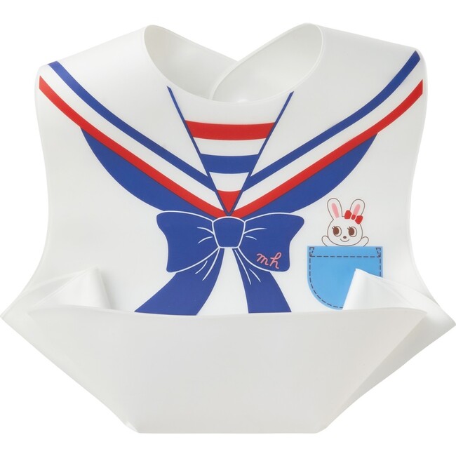 Mealtime Convertible Bib, White - Bibs - 4