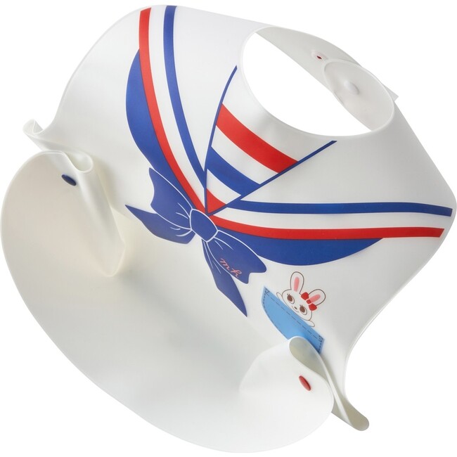 Mealtime Convertible Bib, White - Bibs - 5