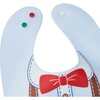 Mealtime Convertible Bib, SAX Blue - Bibs - 6