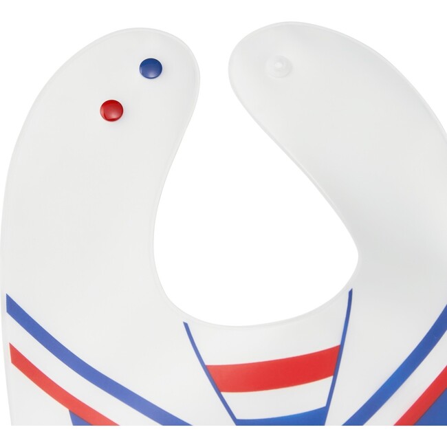 Mealtime Convertible Bib, White - Bibs - 6