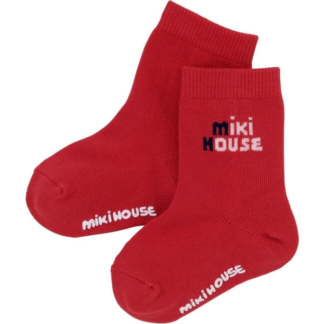 Logo Socks, Red - Socks - 1