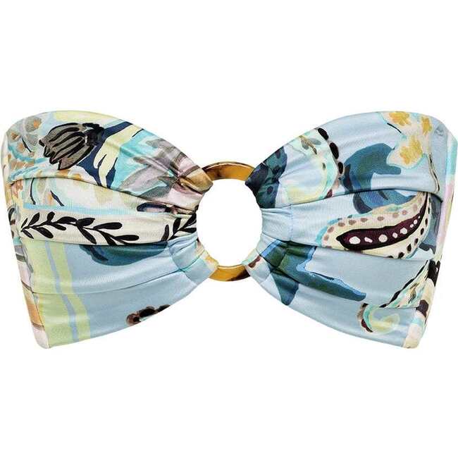 Tori Ties Bandeau Bikini Top, St. Barths Floral